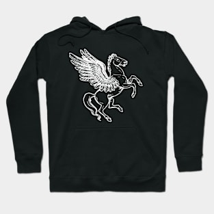 Medieval Heraldic Pegasus Hoodie